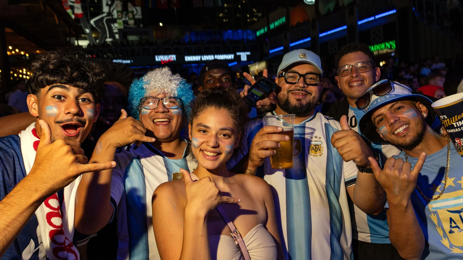 Kanzas-Siti Argentina muxlislari bilan haqiqiy futbol bayramiga aylandi