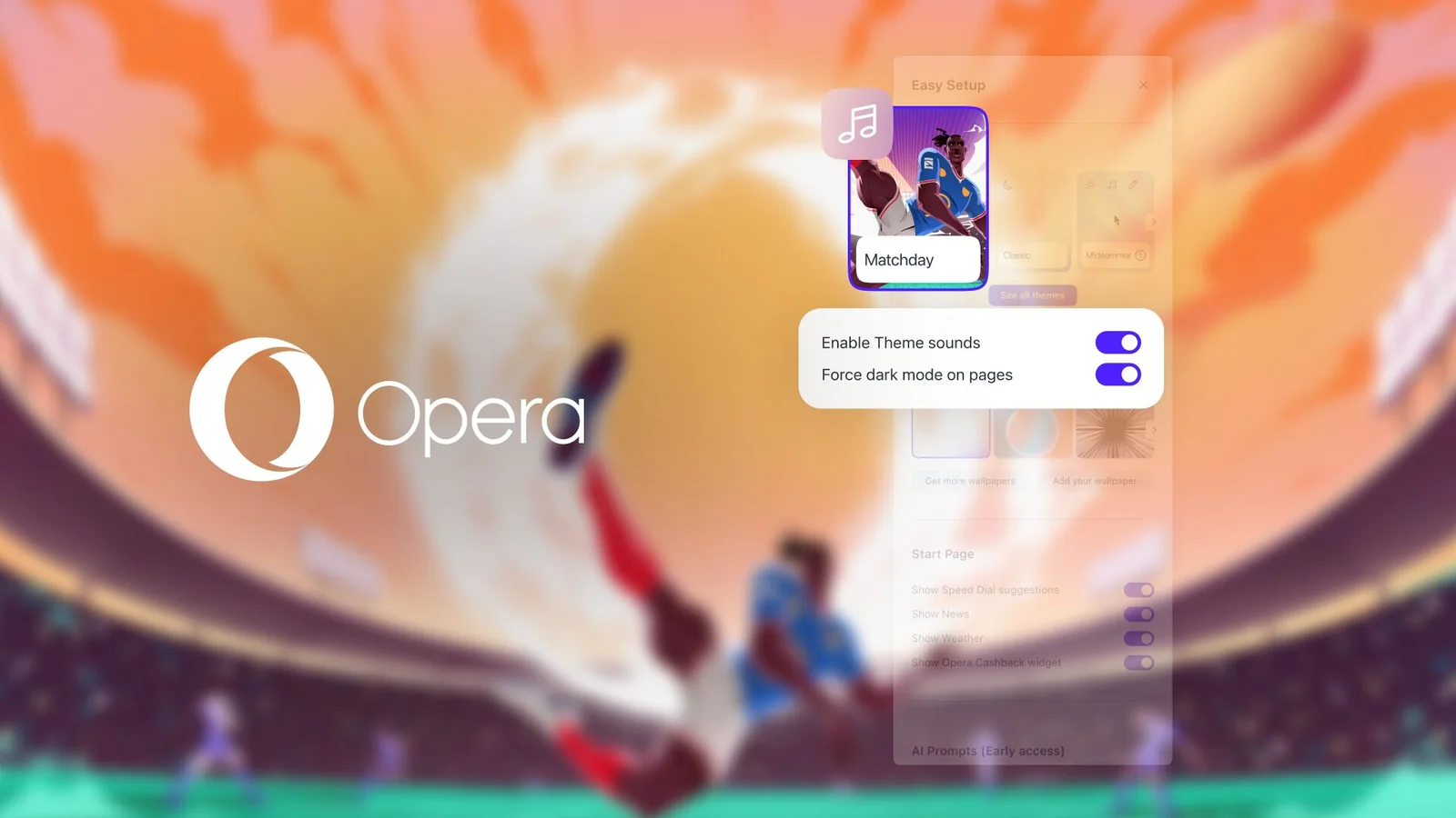 Opera One brauzerining interfeysi foydalanuvchilar uchun yangilandi