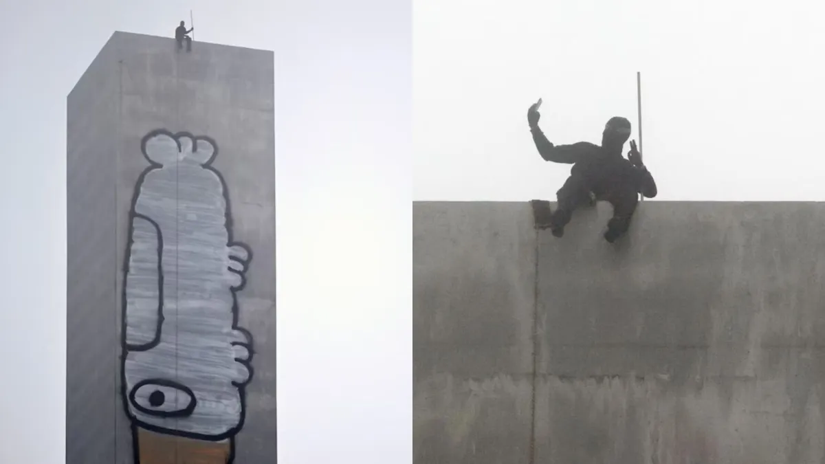 Melburnda ko‘prik minorasiga rasm chizgan graffitichi qo‘lga olindi
