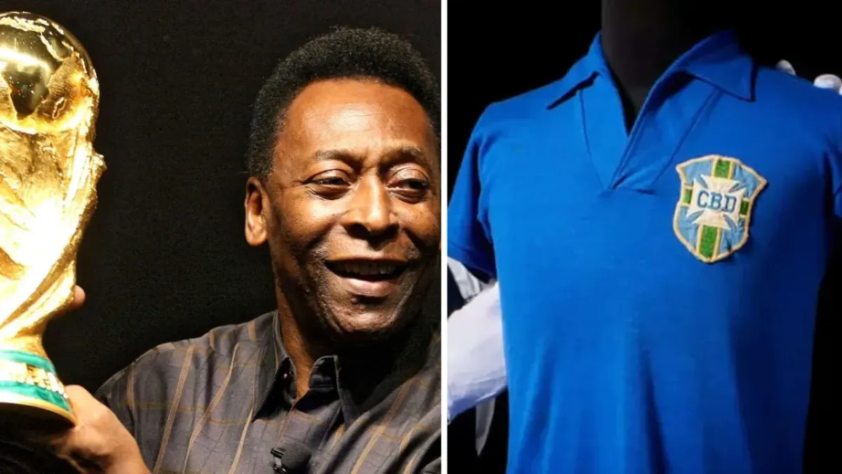 Pele kiygan final futbolkasi auksionda rekord narxga sotildi