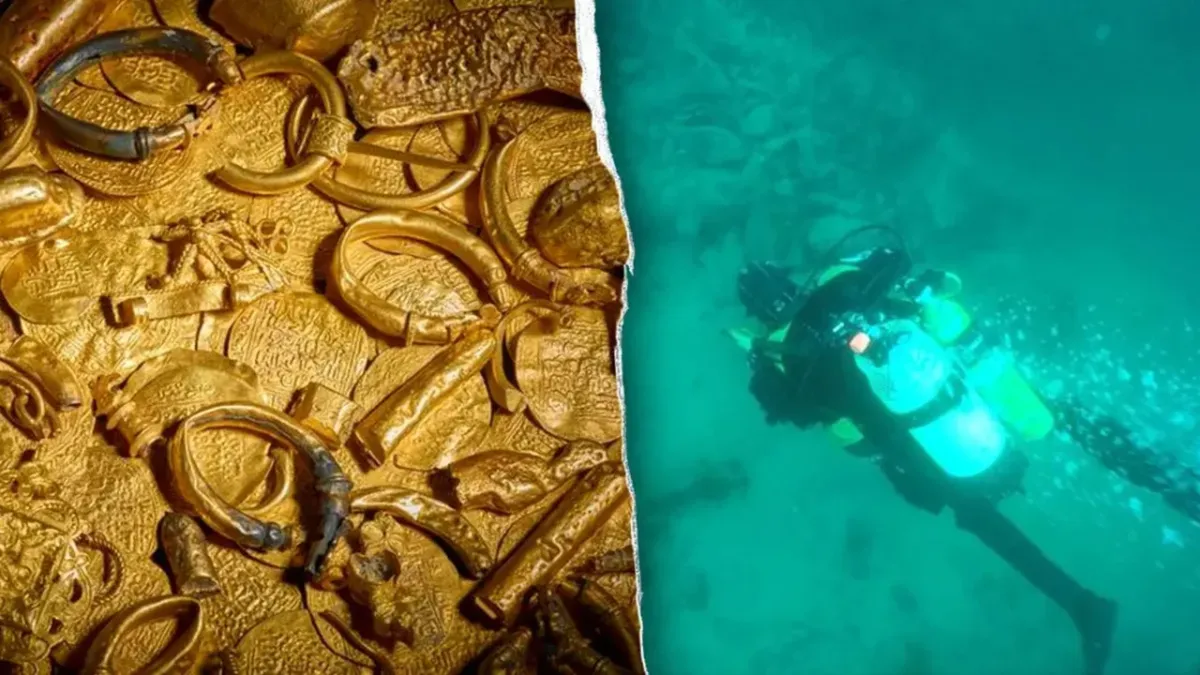 Dengiz tubidan topilgan oltin tangalar kema sirini ochdi