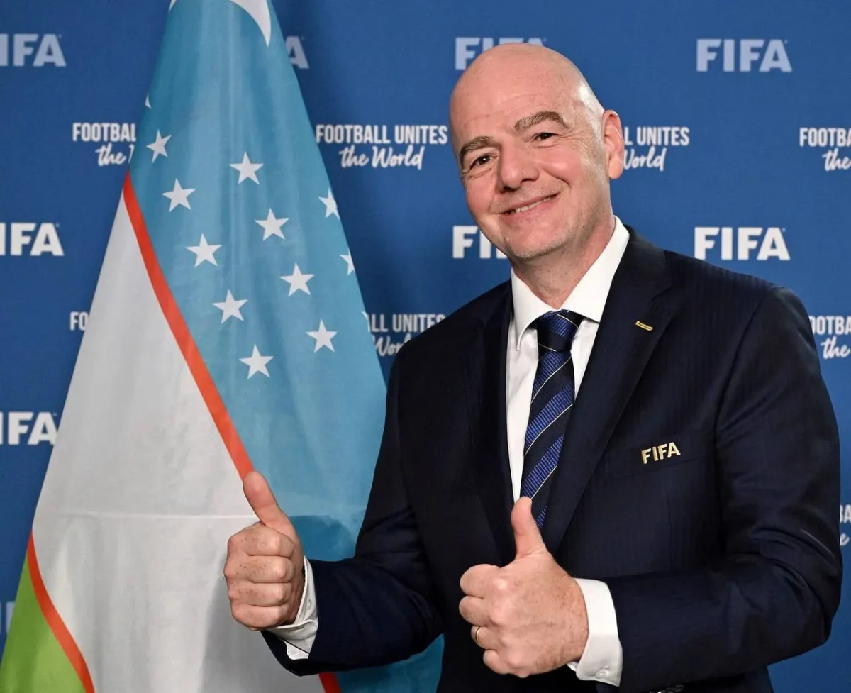 Janni Infantino O‘zbekiston futboli tarixiy natijasini yuqori baholadi