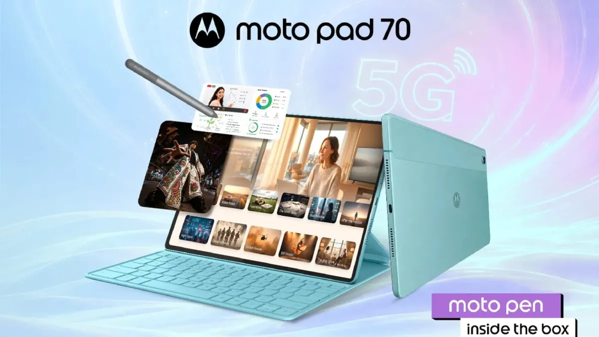 Motorola hamyonbop Moto Pad 70 planshetini rasman taqdim etdi