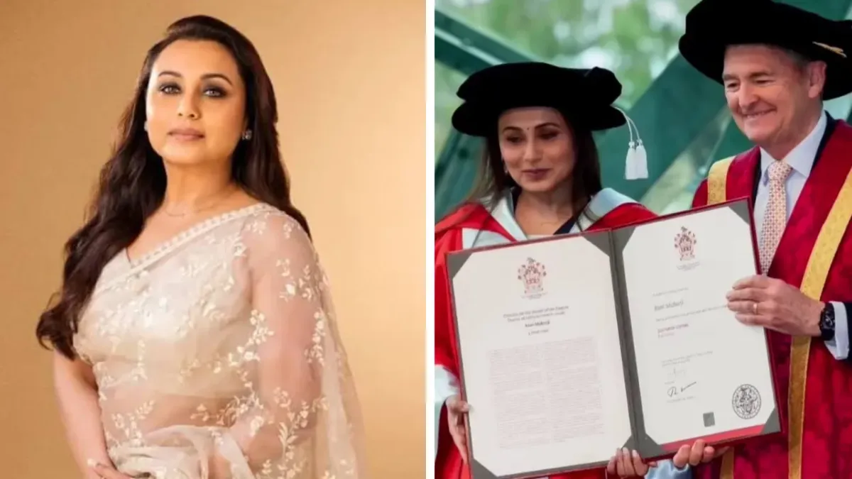 Rani Mukerji faxriy doktorlik unvoni bilan taqdirlandi
