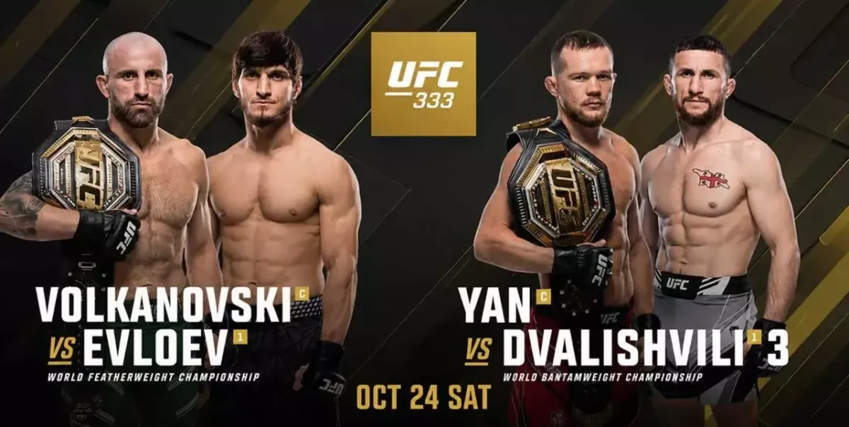 Abu-Dabida o‘tadigan UFC 333 turnirining barcha janglari ma’lum bo‘ldi