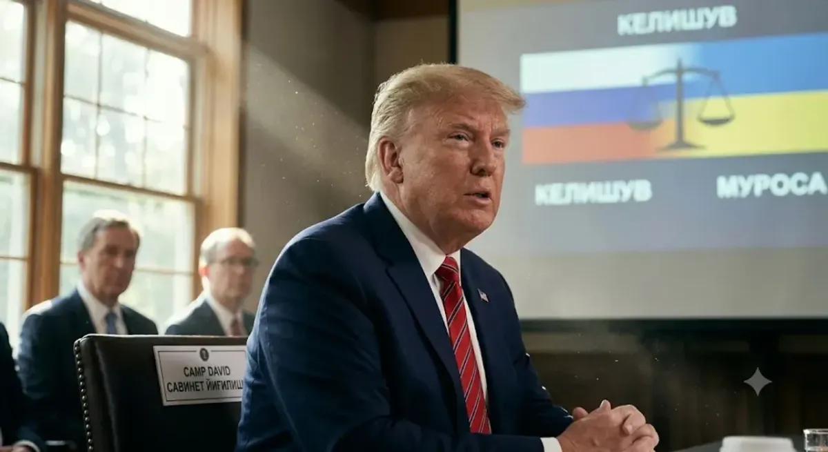Tramp Rossiya va Ukraina tomonlarini murosaga kelishga chaqirdi