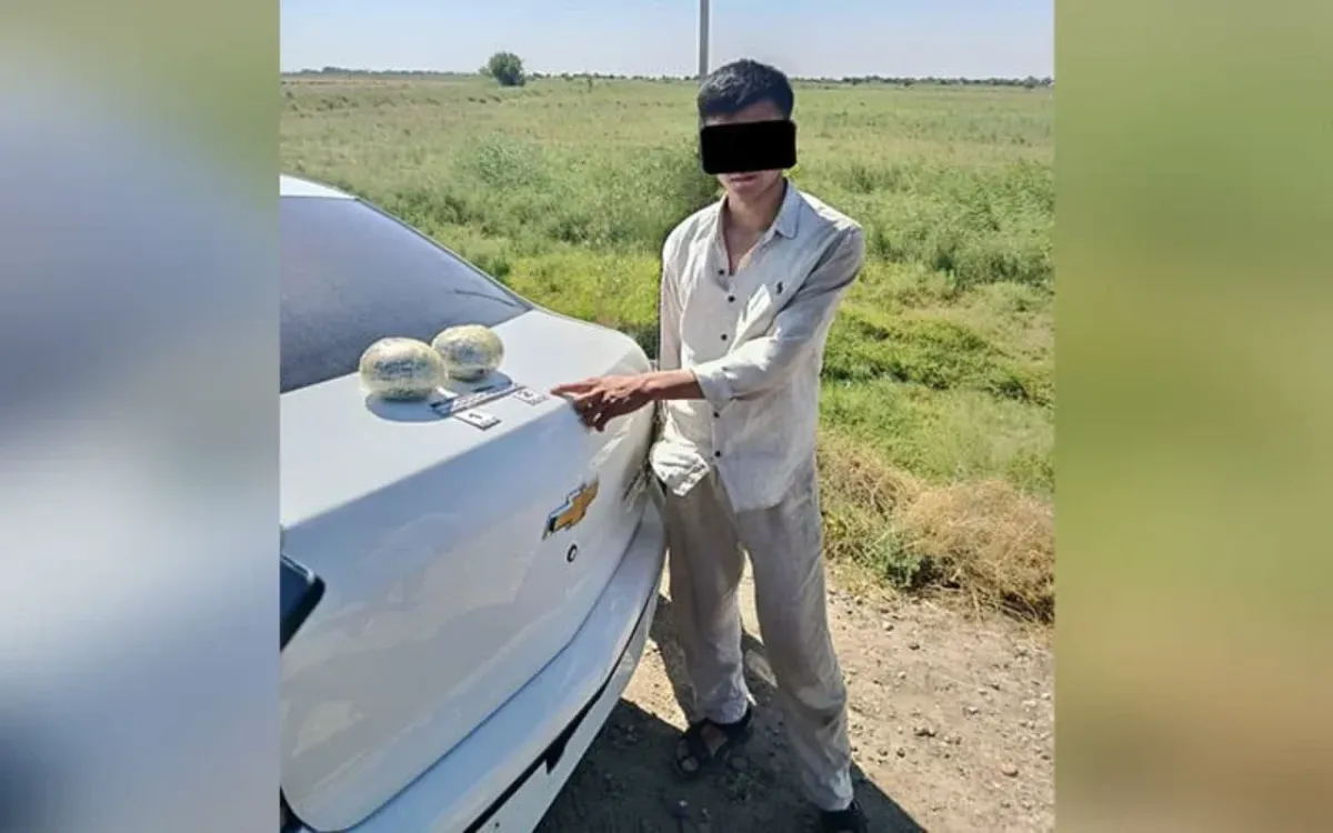Navoiyda chet el fuqarosidan ikki kilogrammdan ortiq opiy topildi