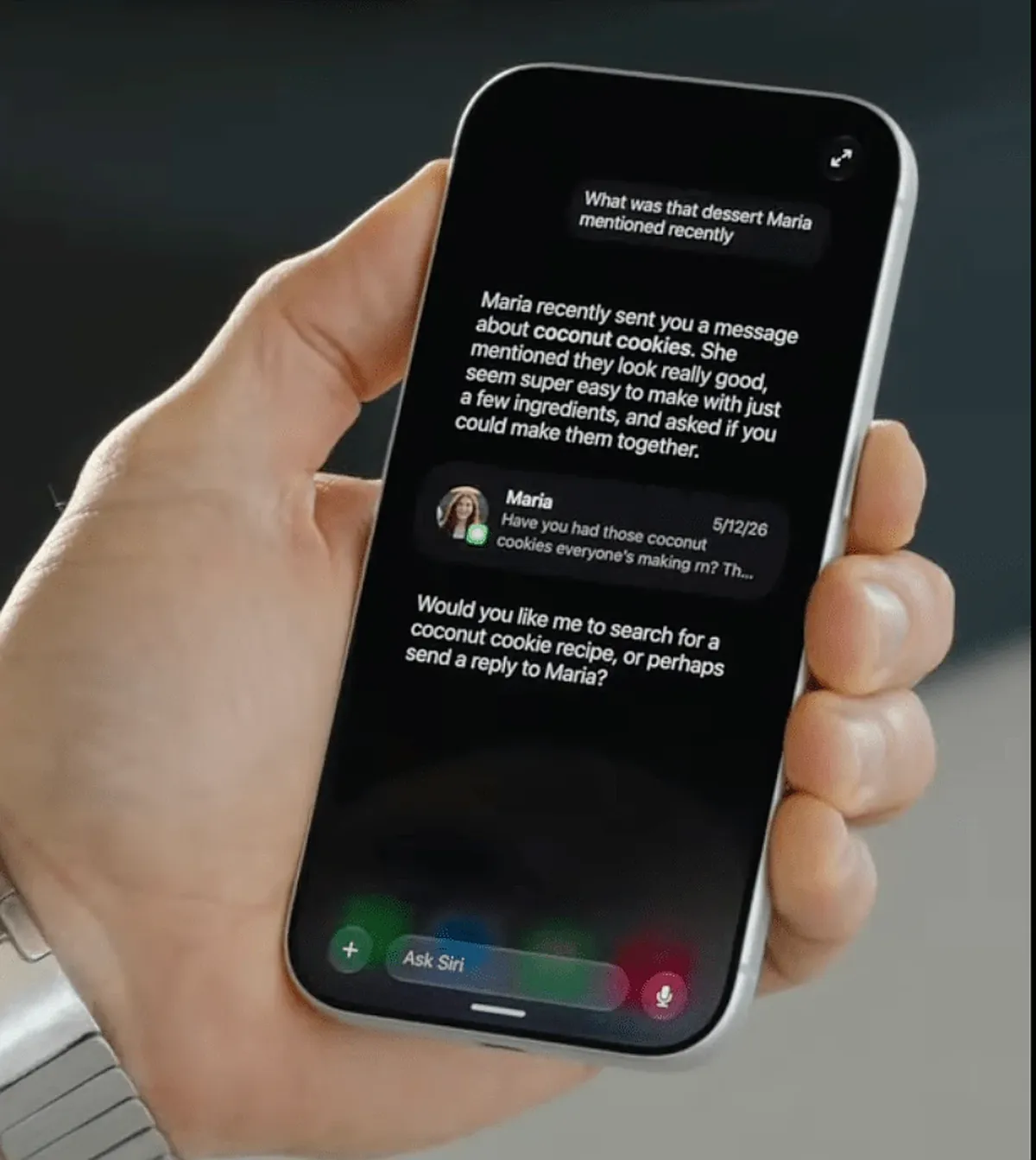Apple Siri ovozli yordamchisi suniy intellekt yordamida yangilandi