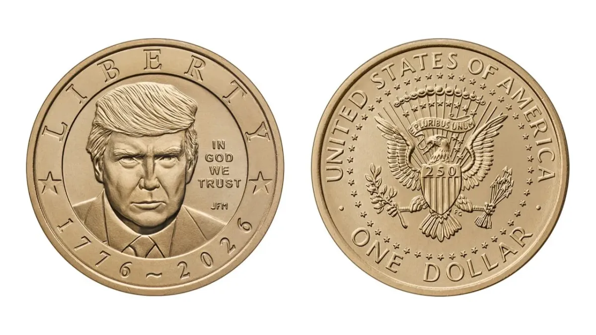 AQSHda Donald Tramp tasvirlangan yangi tanga muomalaga kiritildi