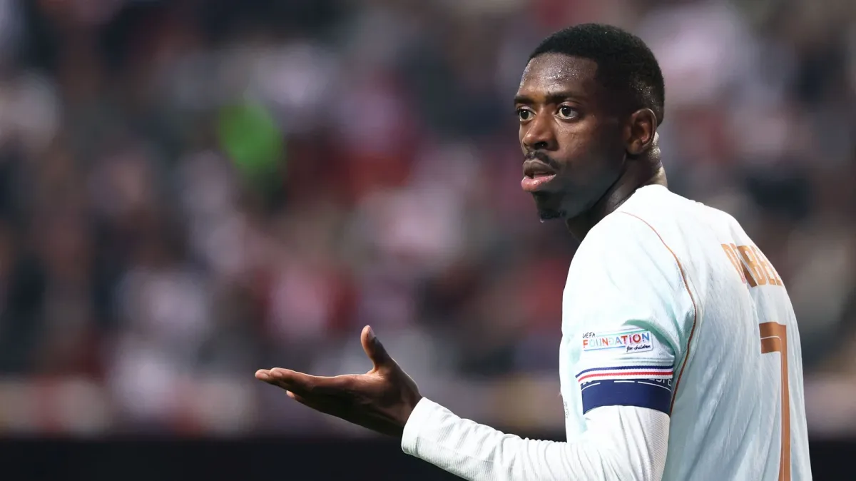 Usmon Dembele Belgiya bilan o‘yinda Fransiya sardori bo‘ladi