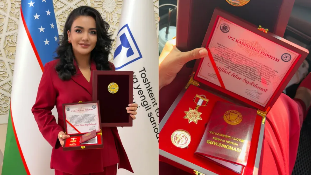 Xonanda Ruxshona xalqaro miqyosdagi nufuzli medal bilan taqdirlandi