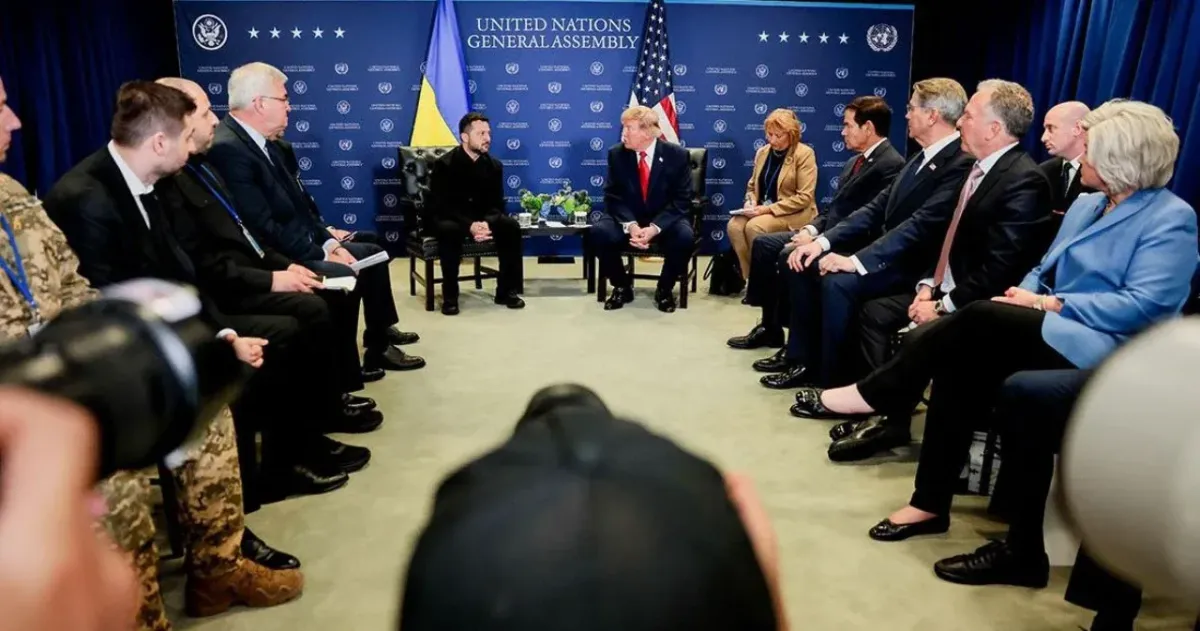 Tramp va Zelenskiy Nyu-Yorkda yopiq eshiklar ortida uchrashdi