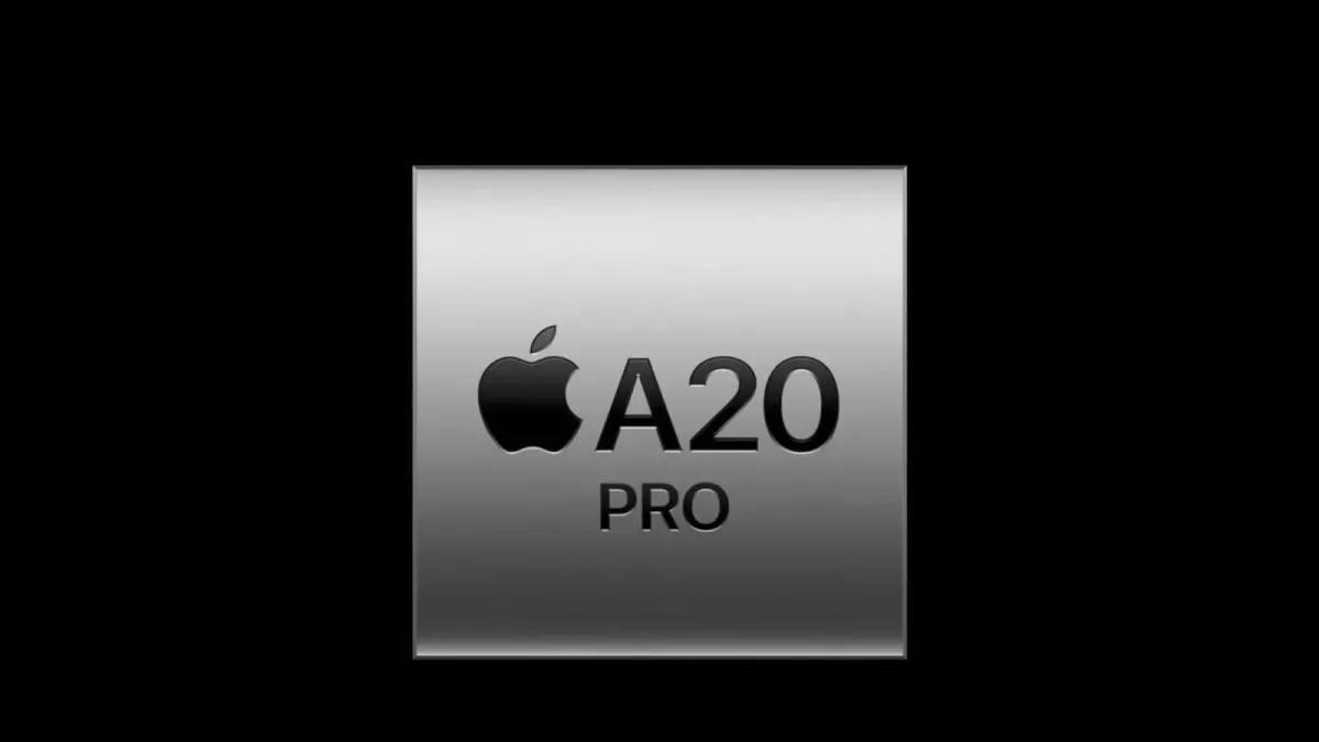 Apple kompaniyasi yangi 2 nanometrli A20 Pro protsessorini taqdim etdi