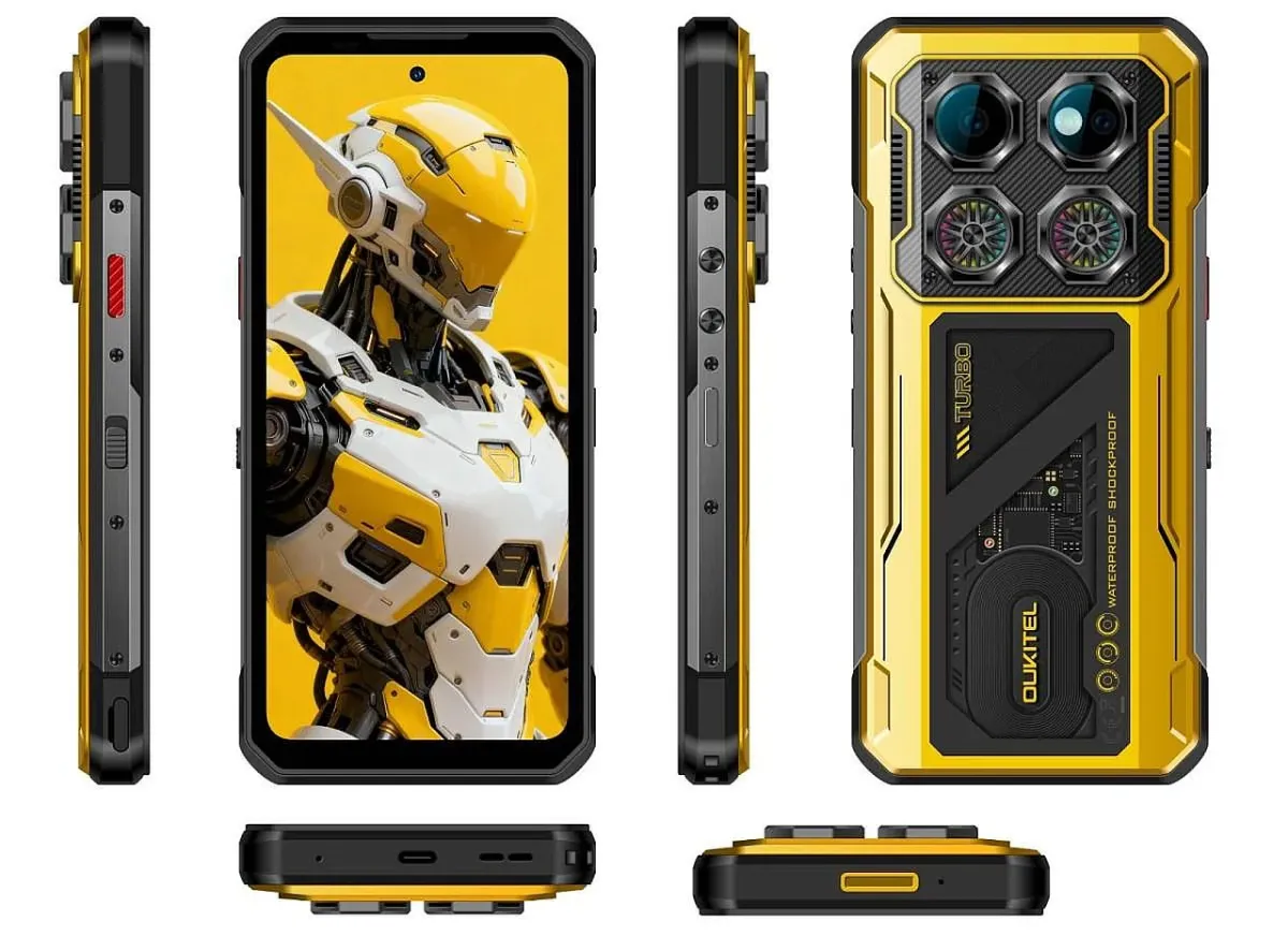 Oukitel WP600 ikkita sovutish ventilyatori bilan taqdim etildi