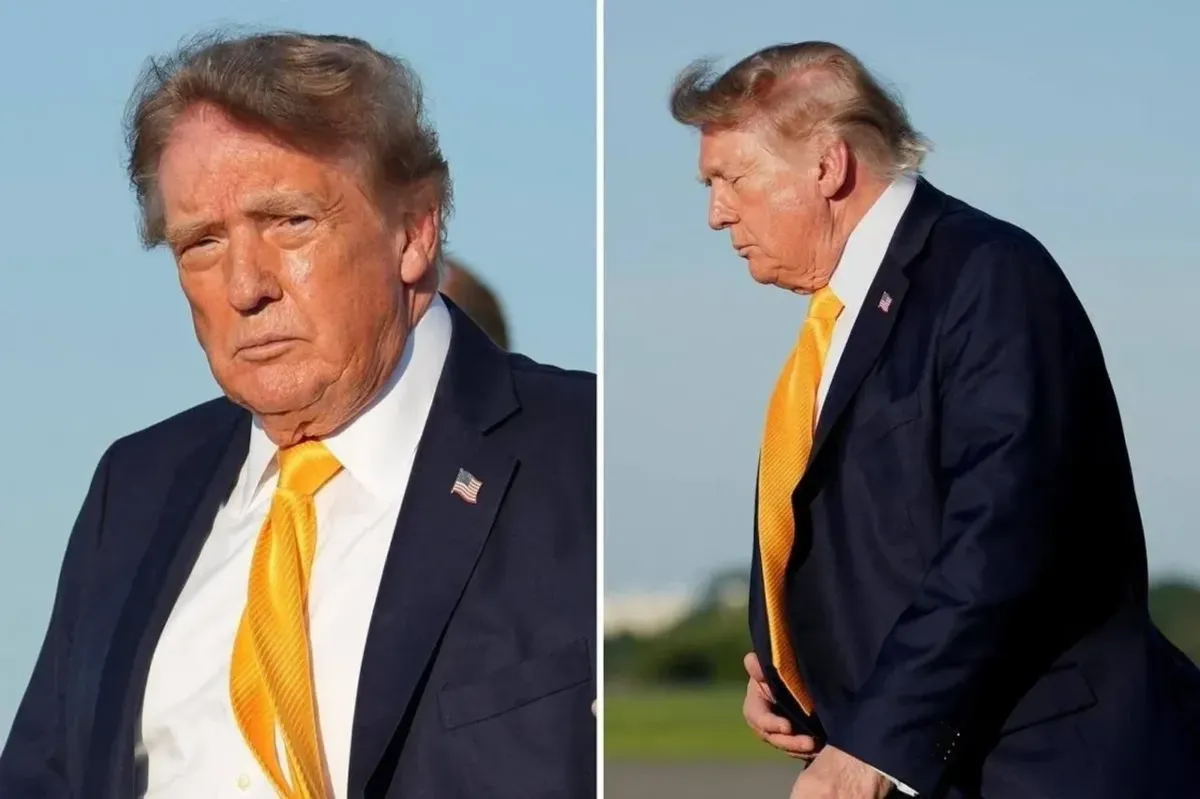 Donald Tramp tashqi ko‘rinishi va soch rangini o‘zgartirdi