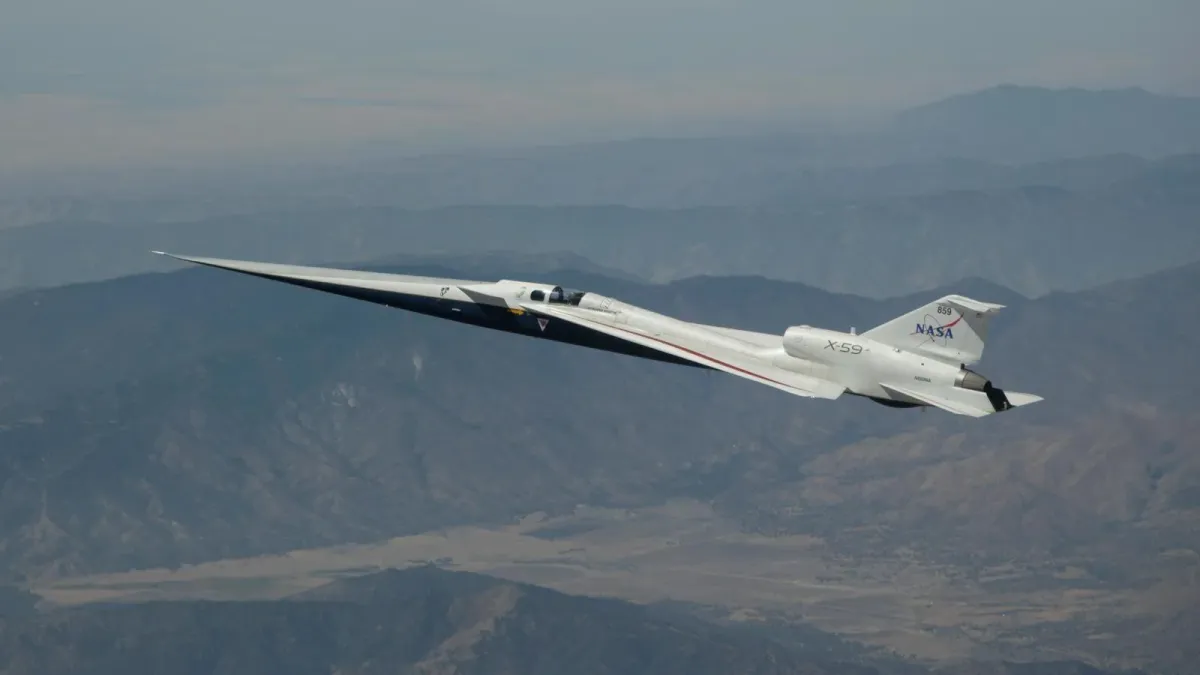 NASA X-59 samolyoti yigirma beshta muvaffaqiyatli sinov parvozini o‘tkazdi