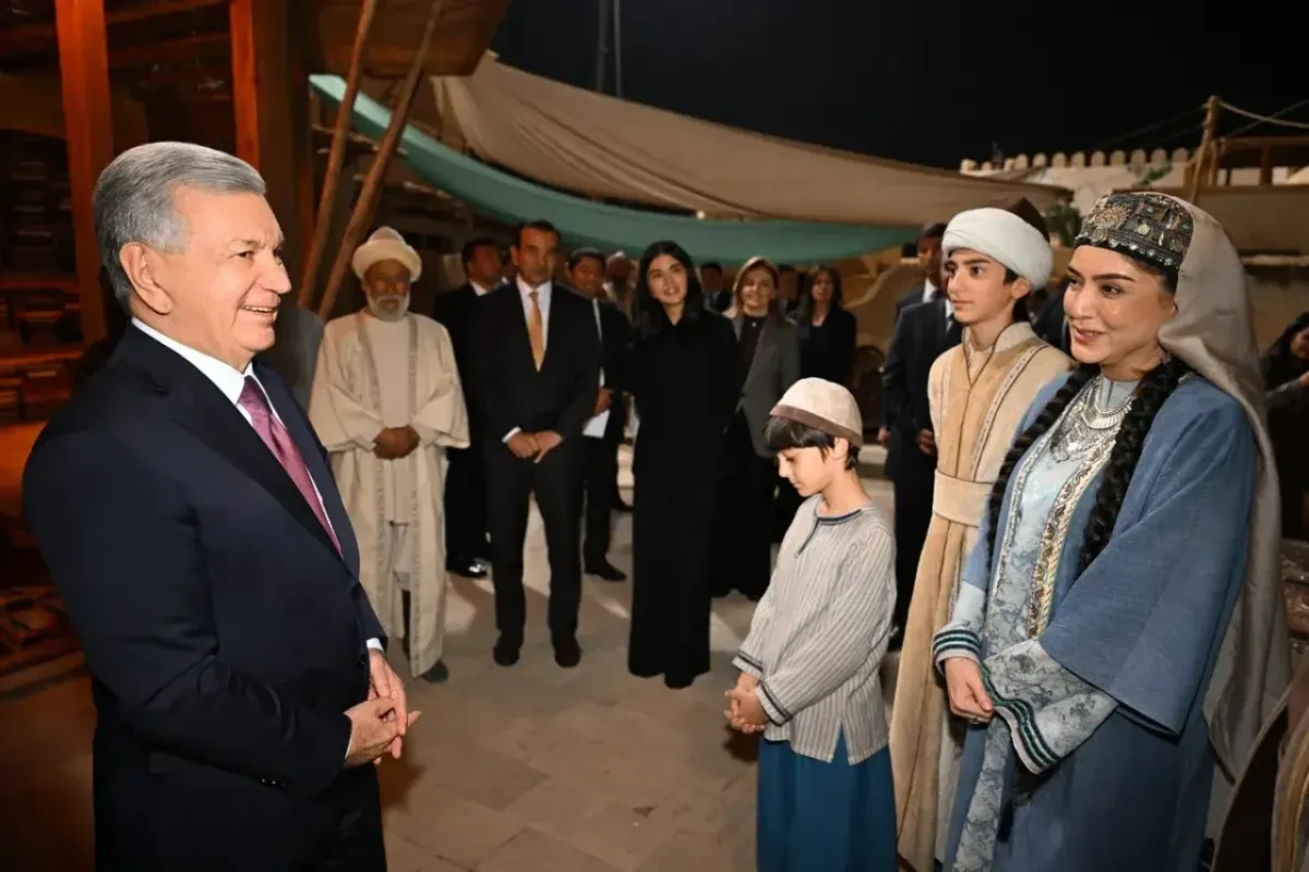 Prezident Husayn filmining suratga olish jarayoni bilan tanishdi