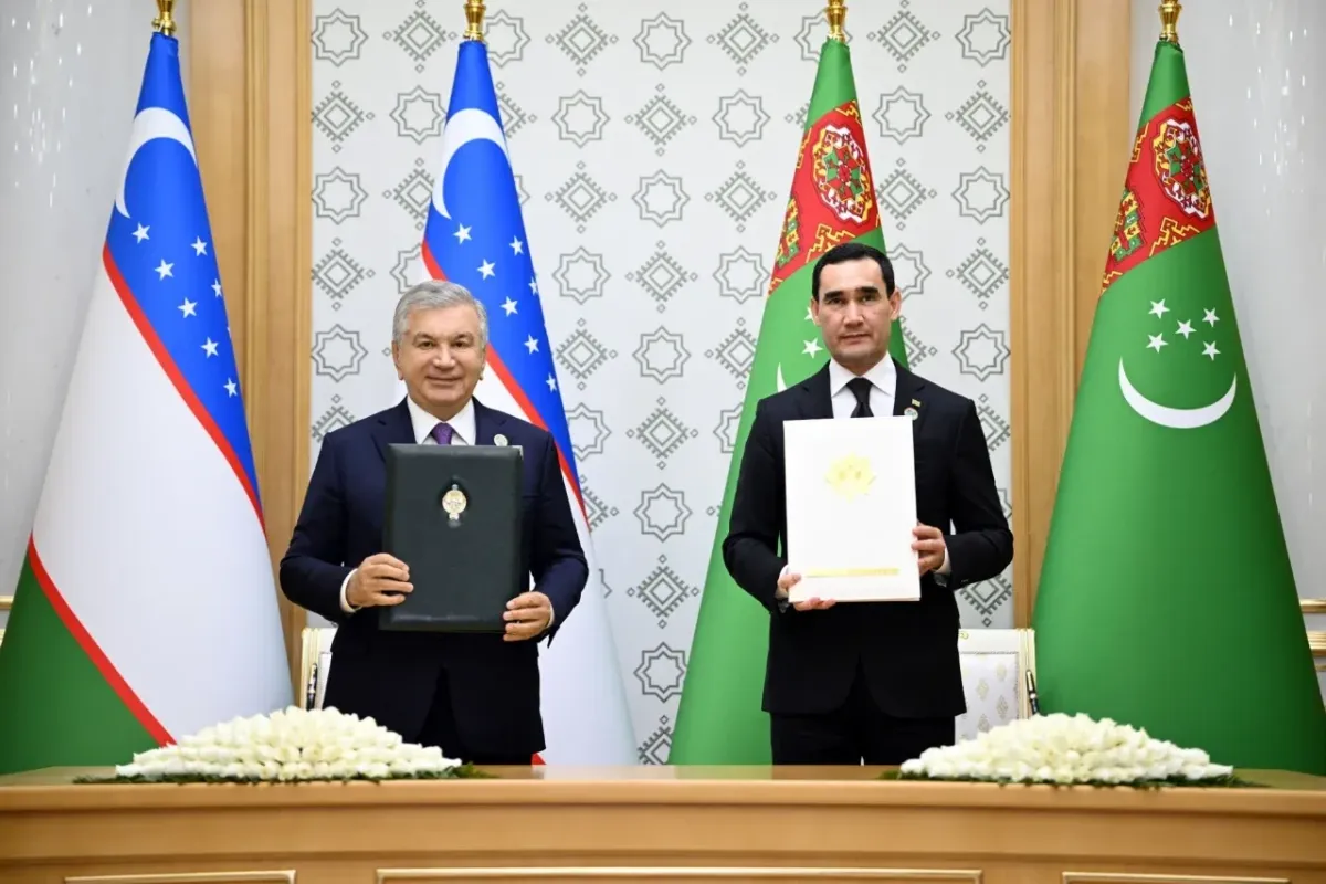 O‘zbekiston va Turkmaniston prezidentlari oliy darajadagi muzokaralar o‘tkazdi