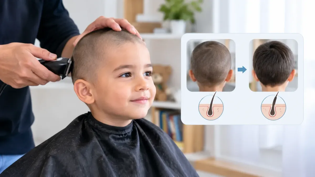 Bolaning sochini kal qilish uning qalinlashishiga yordam bermaydi