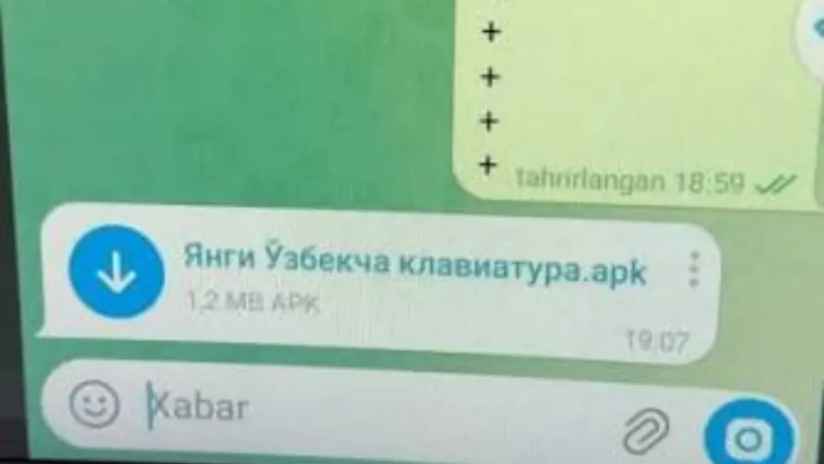 Telegramda yangi klaviatura orqali firibgarlik holatlari ko‘paymoqda