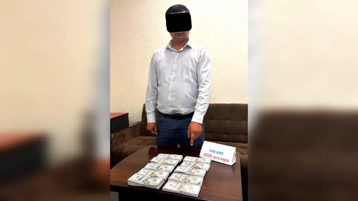 Toshkent viloyatida bank xodimi yirik miqdordagi pora bilan ushlandi