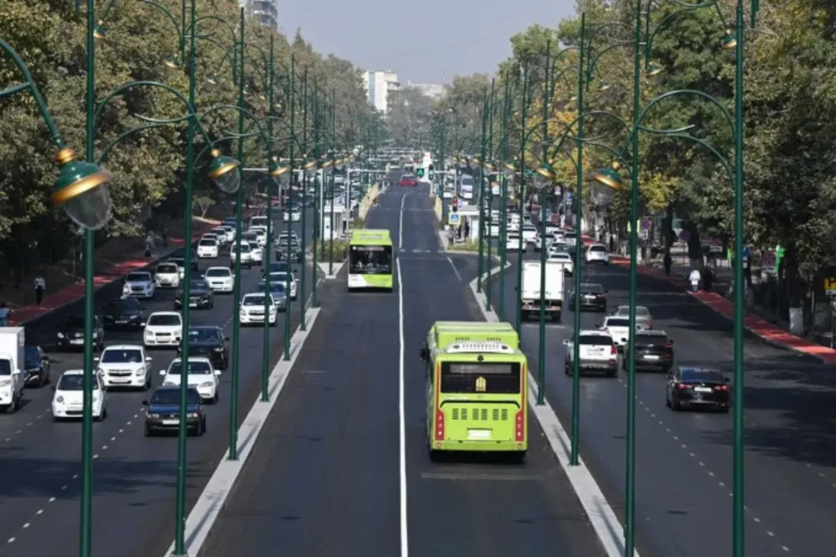 Toshkentning yirik ko‘chalarida avtobuslar uchun maxsus yo‘laklar tashkil etilmoqda