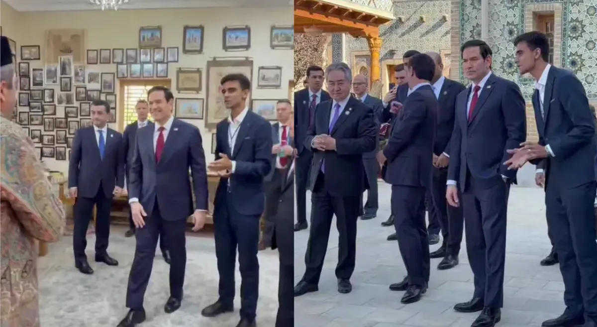 Marko Rubio Samarqanddagi milliy hunarmandchilik namunalarini yuqori baholadi