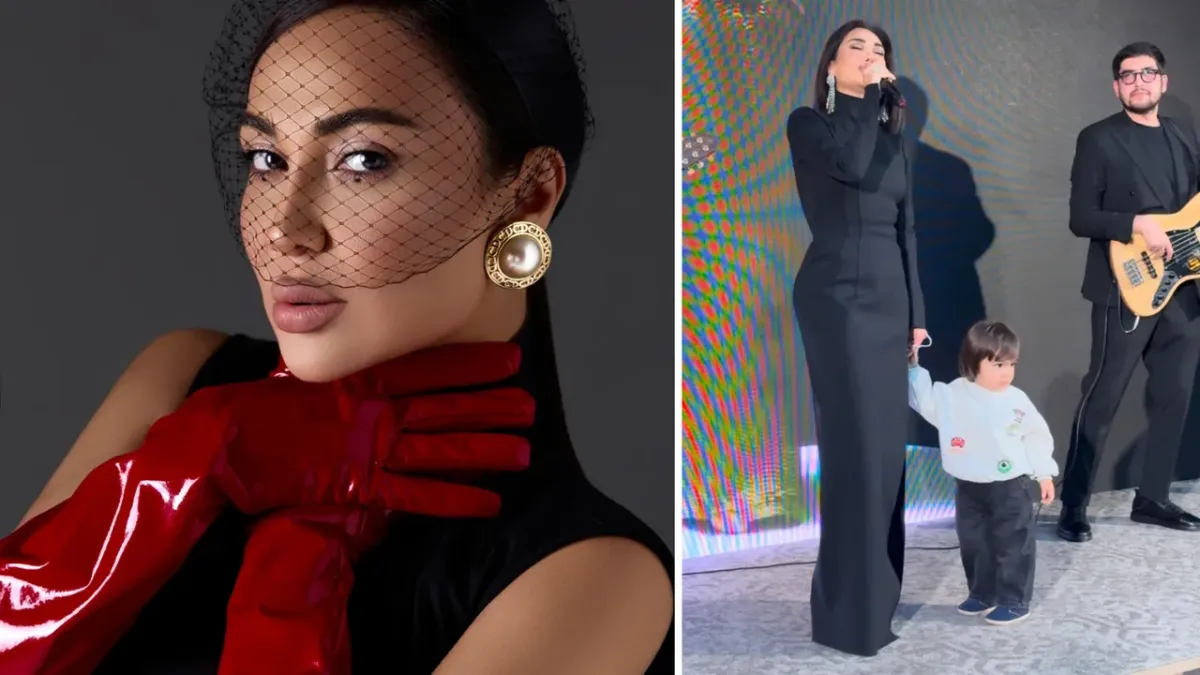 Munisa Rizayeva o‘g‘li Aleks bilan sahnada qo‘shiq kuyladi