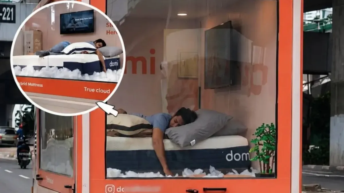 Indoneziyalik yigit matras reklamasi orqali internet yulduziga aylandi