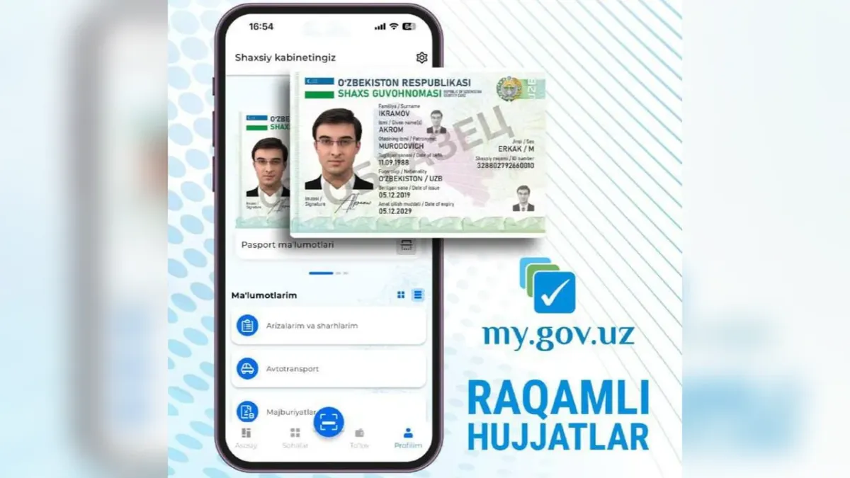 O‘zbekistonda elektron hujjatlar qog‘oz hujjatlar bilan tenglashtirildi