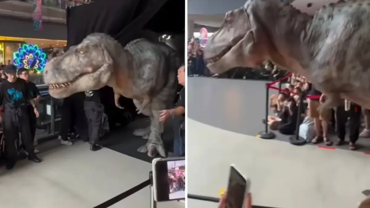 Xitoyda dinozavrlar ko‘rinishidagi o‘ta realistik robotlar yaratilmoqda