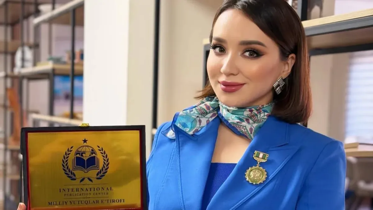 Shahzoda Muhammedova faoliyatidagi muhim mukofot bilan taqdirlandi