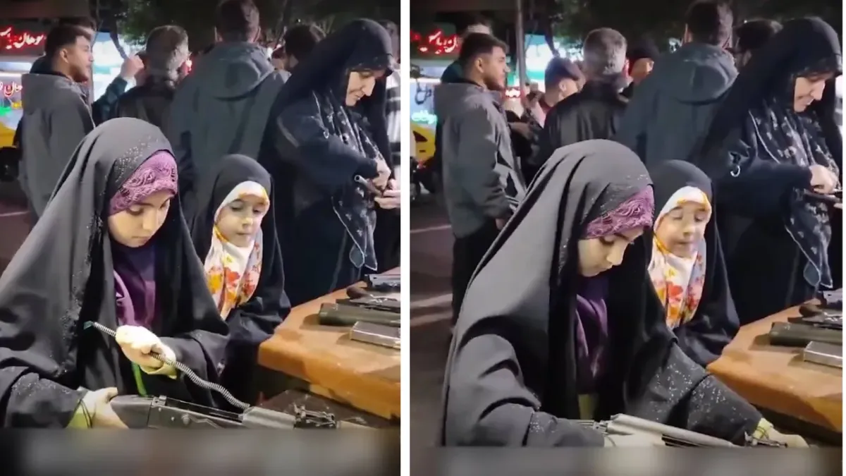 Eronlik qiz avtomatni rekord vaqtda qismlarga ajratib yig‘di