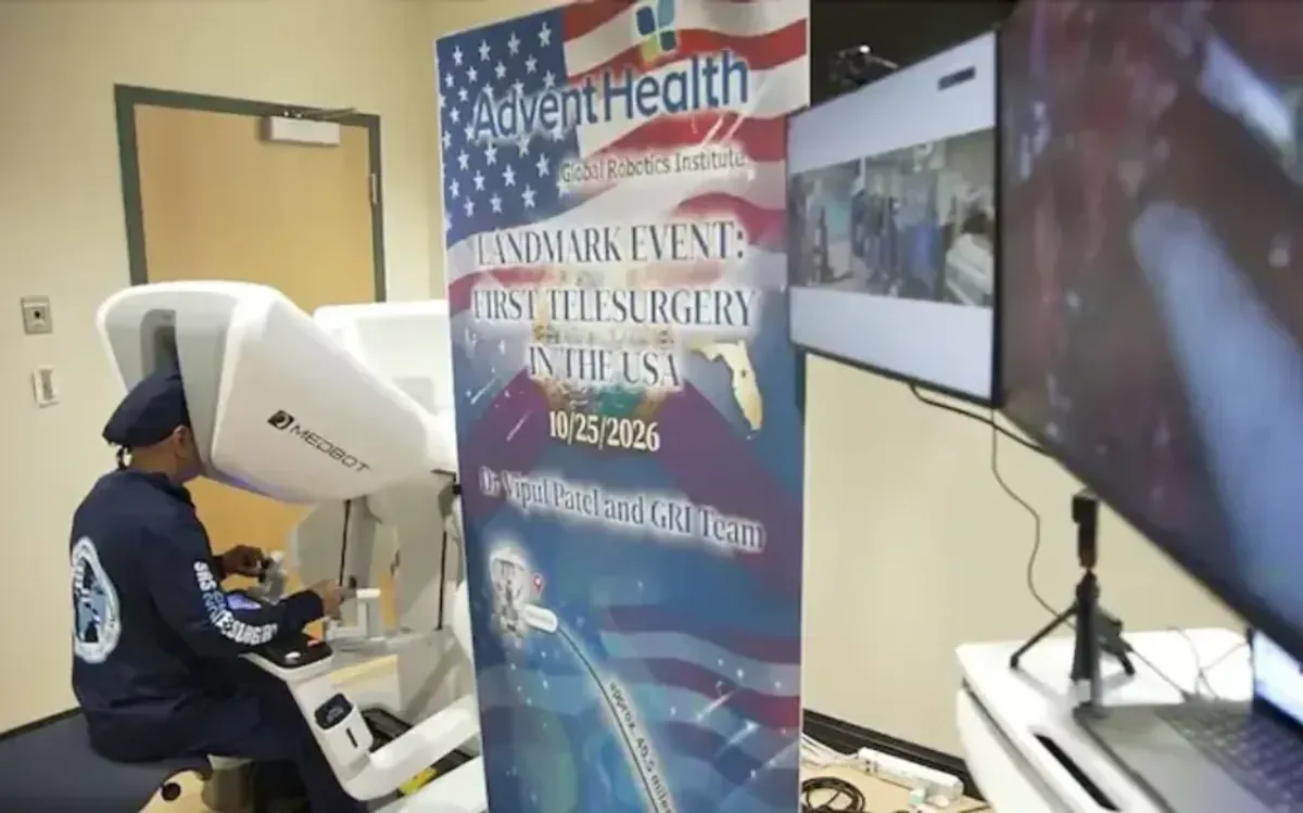 AQSHda shifokor masofadan turib robot yordamida operatsiya o‘tkazdi
